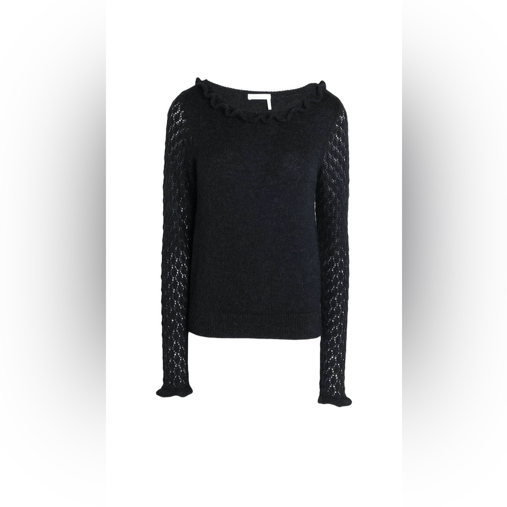 See by Chloe Black Knit Top